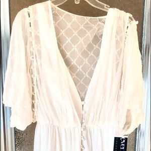 Beautiful romantic off white wedding dress